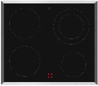 V-ZUG CookTop V400 E604 Chromstahl-Rahmen_1