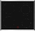 V-ZUG CookTop V400 E604 Chromstahl-Rahmen