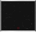 V-ZUG CookTop V400 E604 Chromstahl-Rahmen