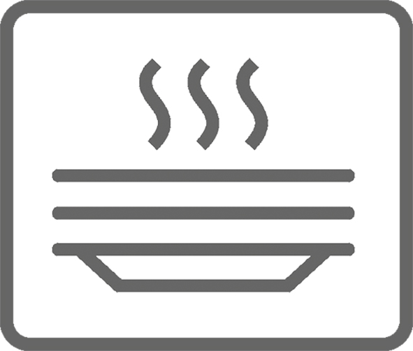 Function chauffe-assiettes/maintien au chaud