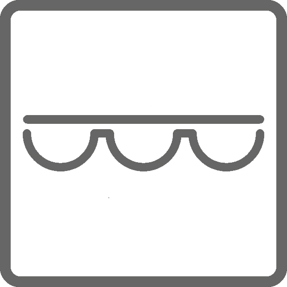 Grille de bouteille chromée