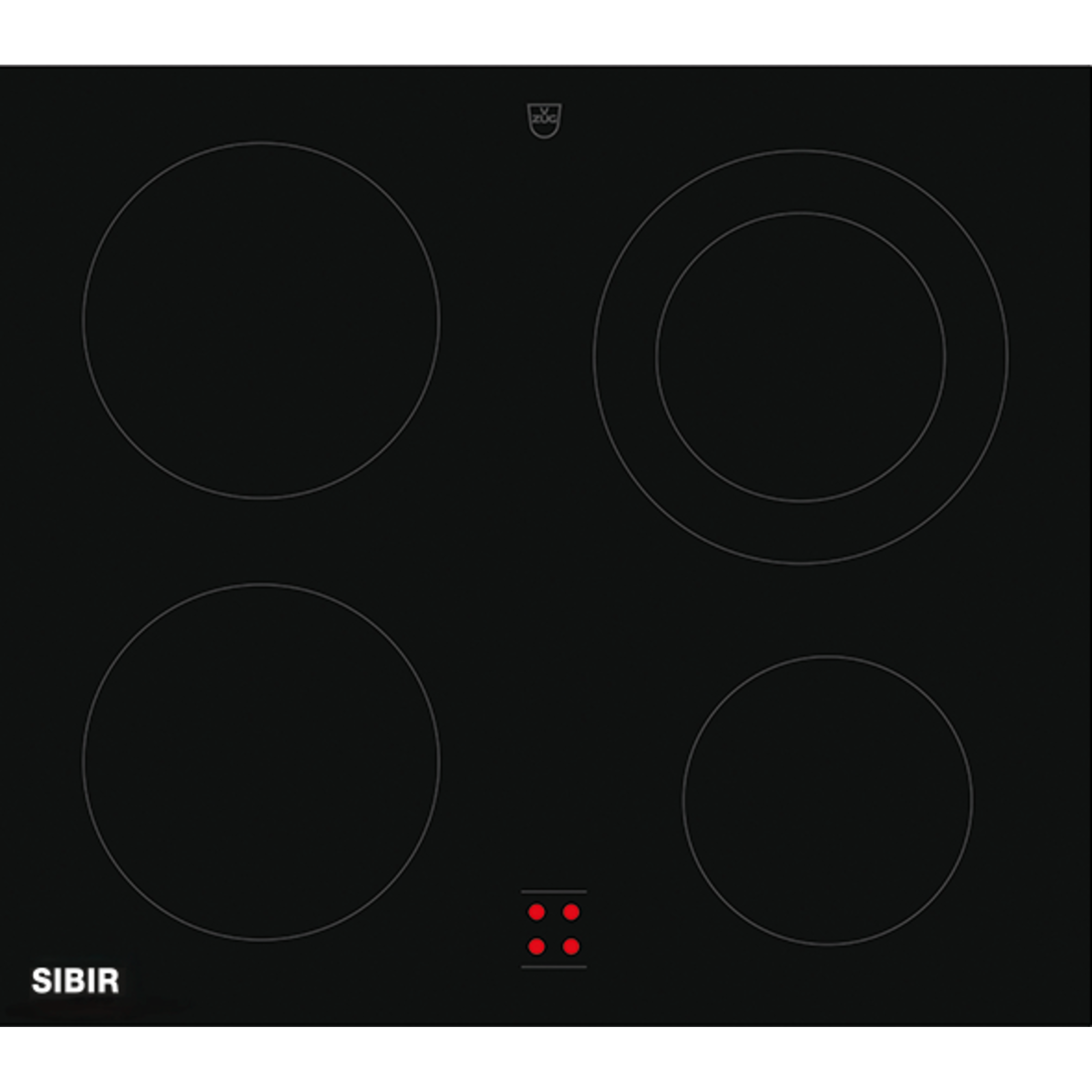 SIBIR GK 4240 F BlackDesign Glass ceramic hob