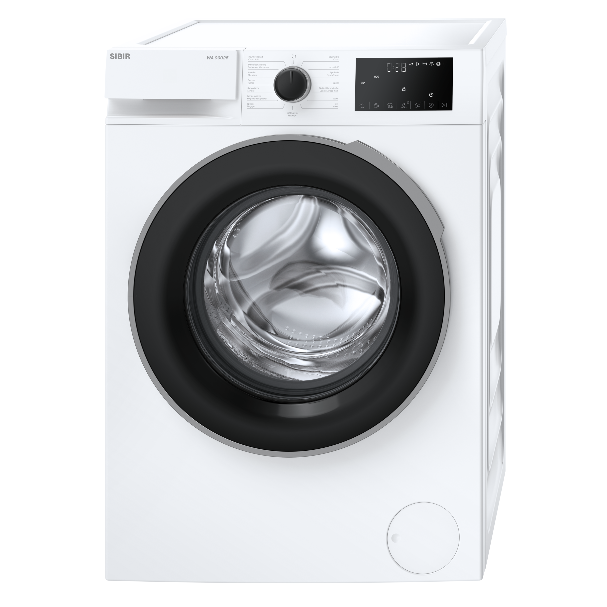SIBIR WA 90025 sinistra 9 kg Lavatrice casa indipendente