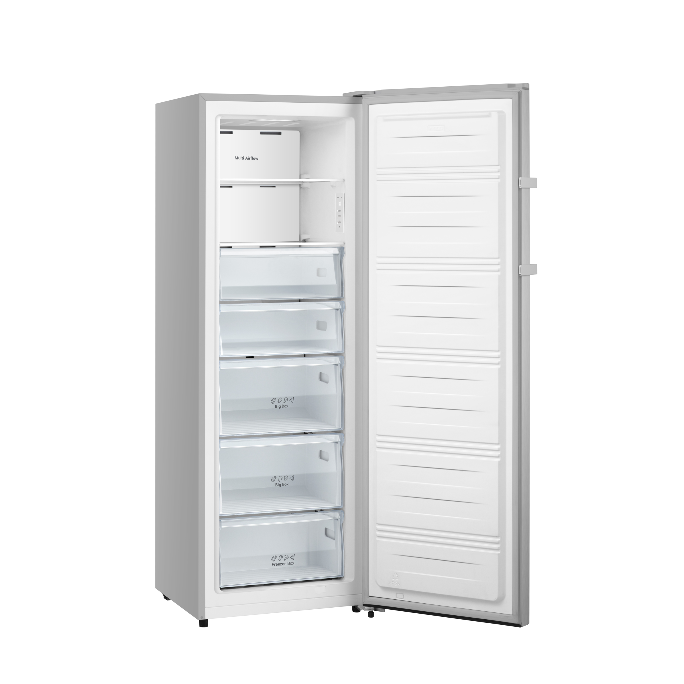 SIBIR GSN 24026 NoFrost inox right C Freestanding freezer