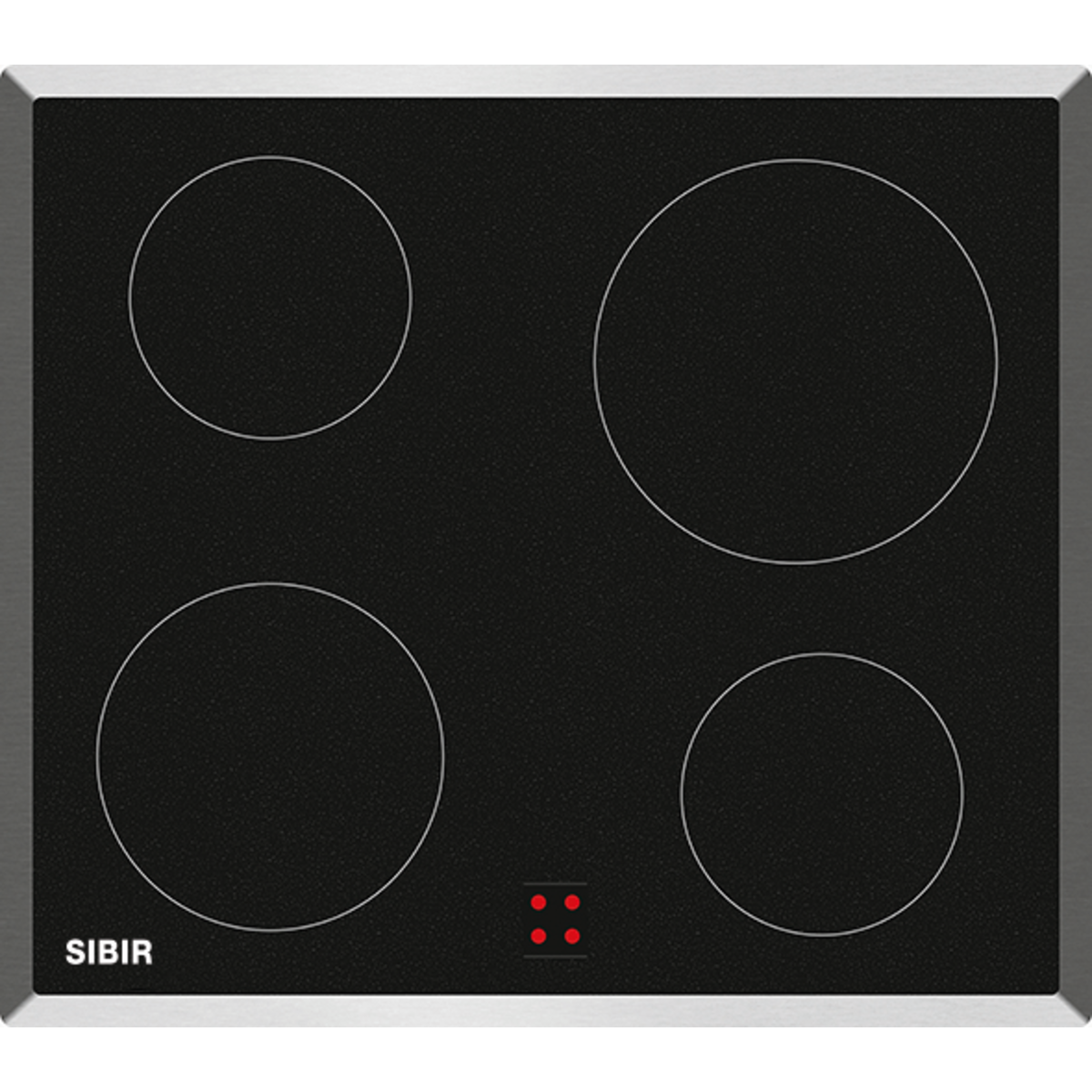 SIBIR GK 4200 BlackDesign Plans de cuisson vitrocéramique