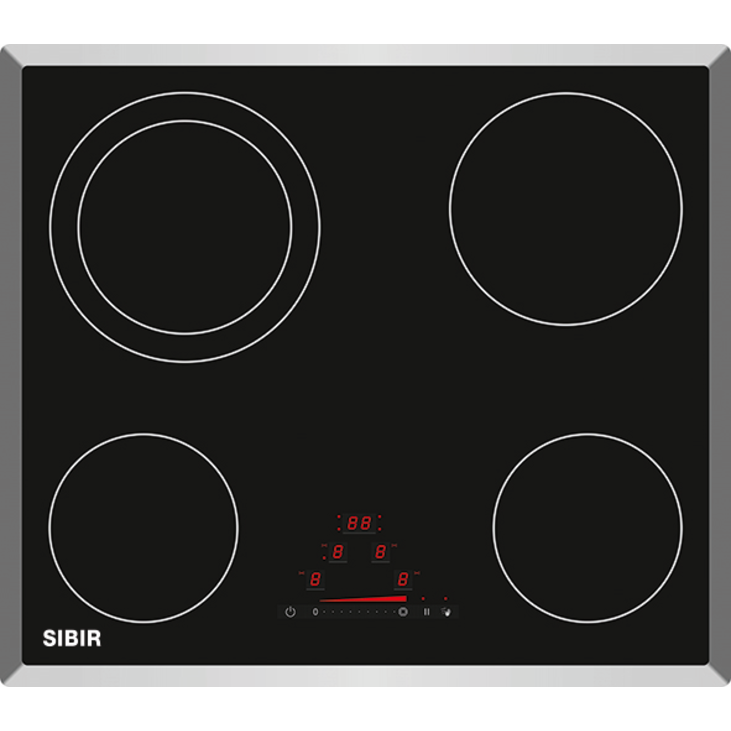 SIBIR GK 4311 TS BlackDesign Toptronic Plans de cuisson vitrocéramique