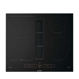 GORENJE GEH6432BSCWF Kochfeld 60 cm Induktions-Kochfeld mit integrierten Dunstabzug