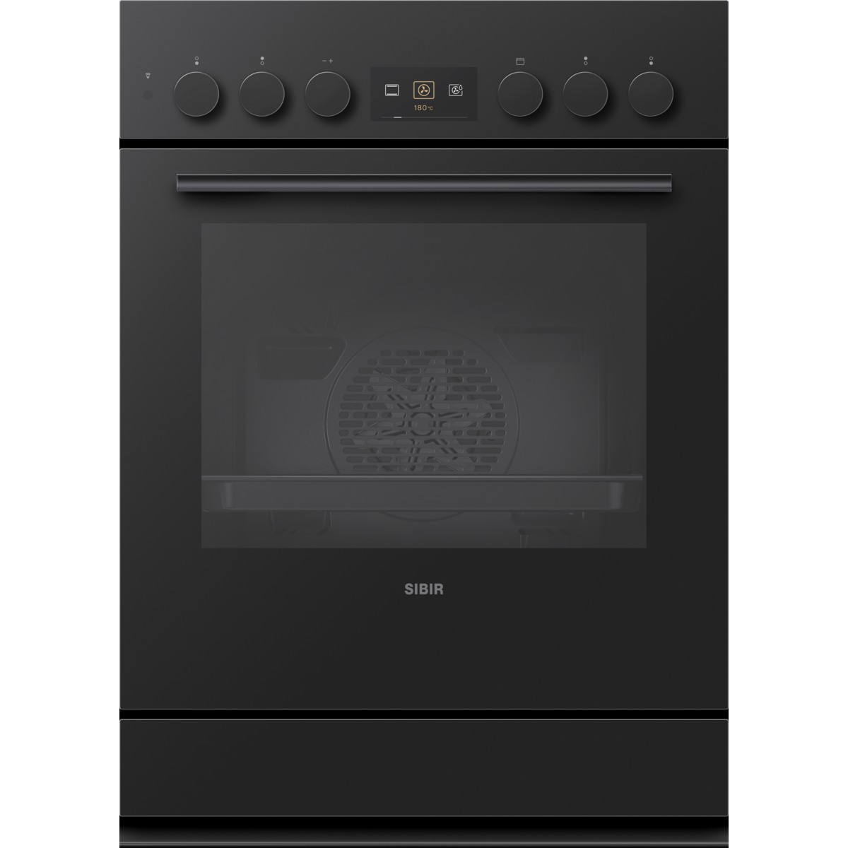 SIBIR EH Tritherm 4 V600 2024 glas nero SMS Einbau-Herd