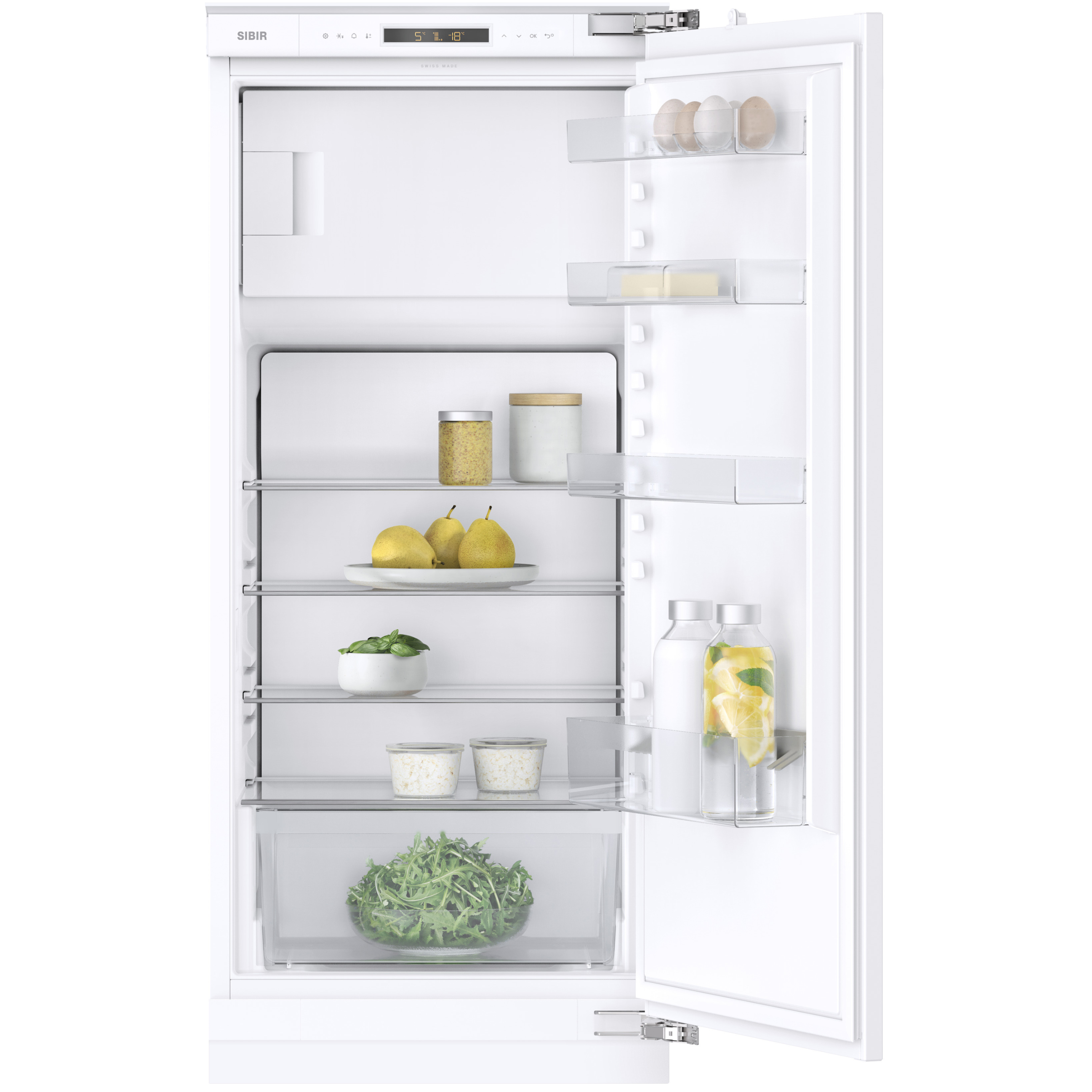 SIBIR Universal white right D SMS built-in refrigerator
