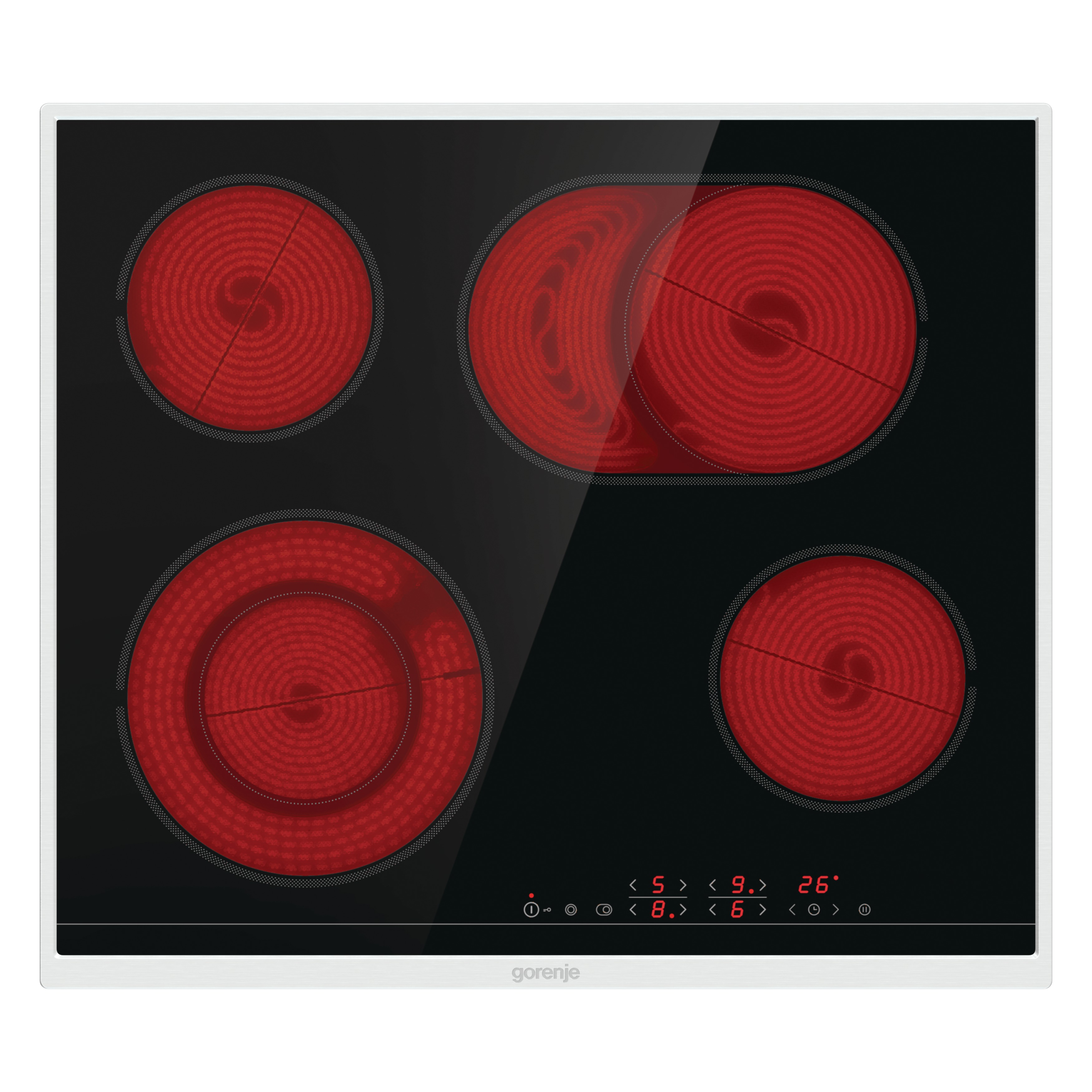 GORENJE ECT 643 BX Plan de cuisson vitrocéramique