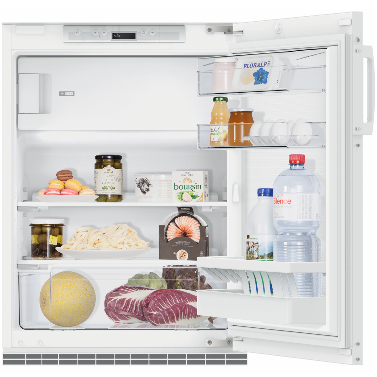SIBIR Komfort eco nero left E SMS built-in refrigerator