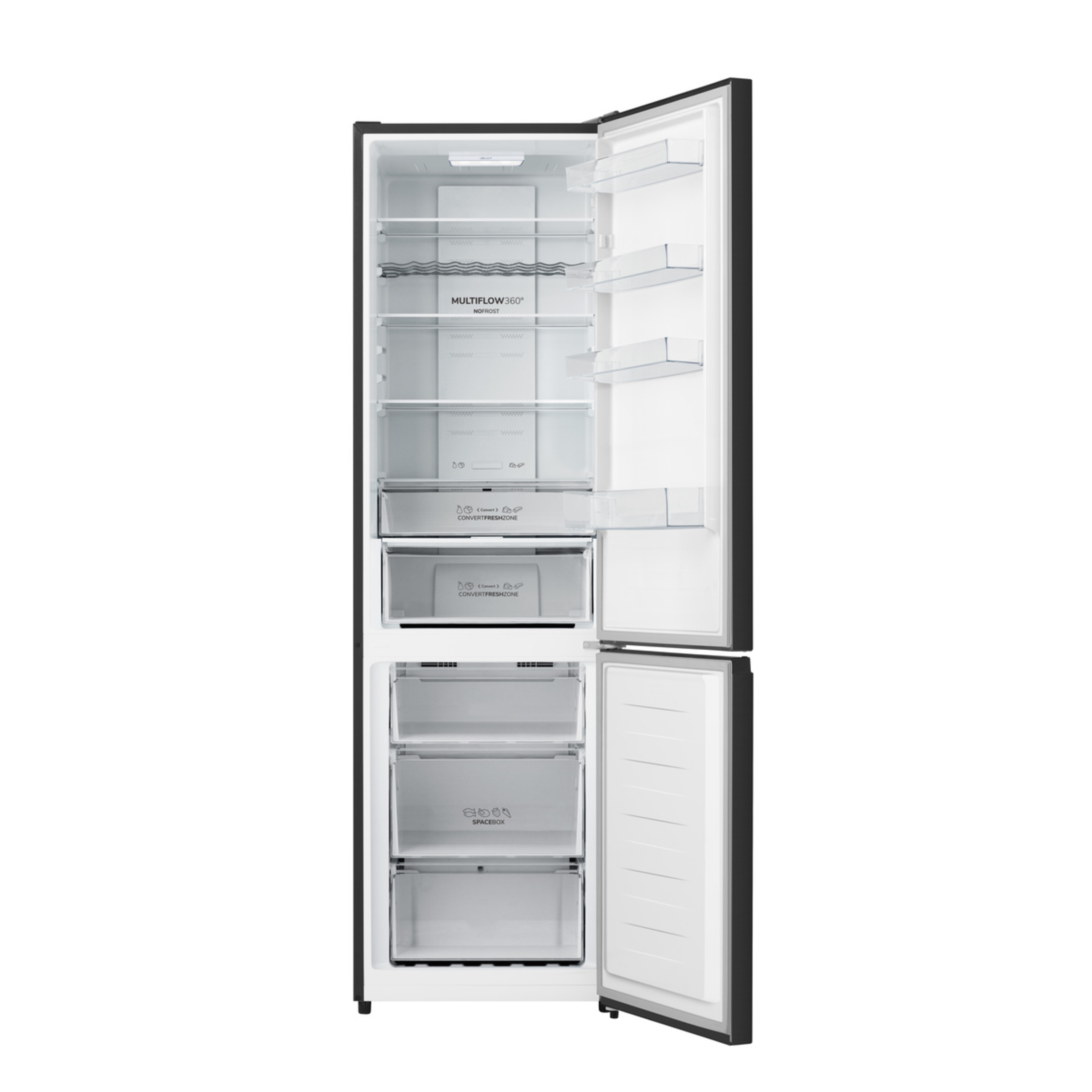 GORENJE NRK620AABXL4 nero A Combinazione frigorifero e congelatore
