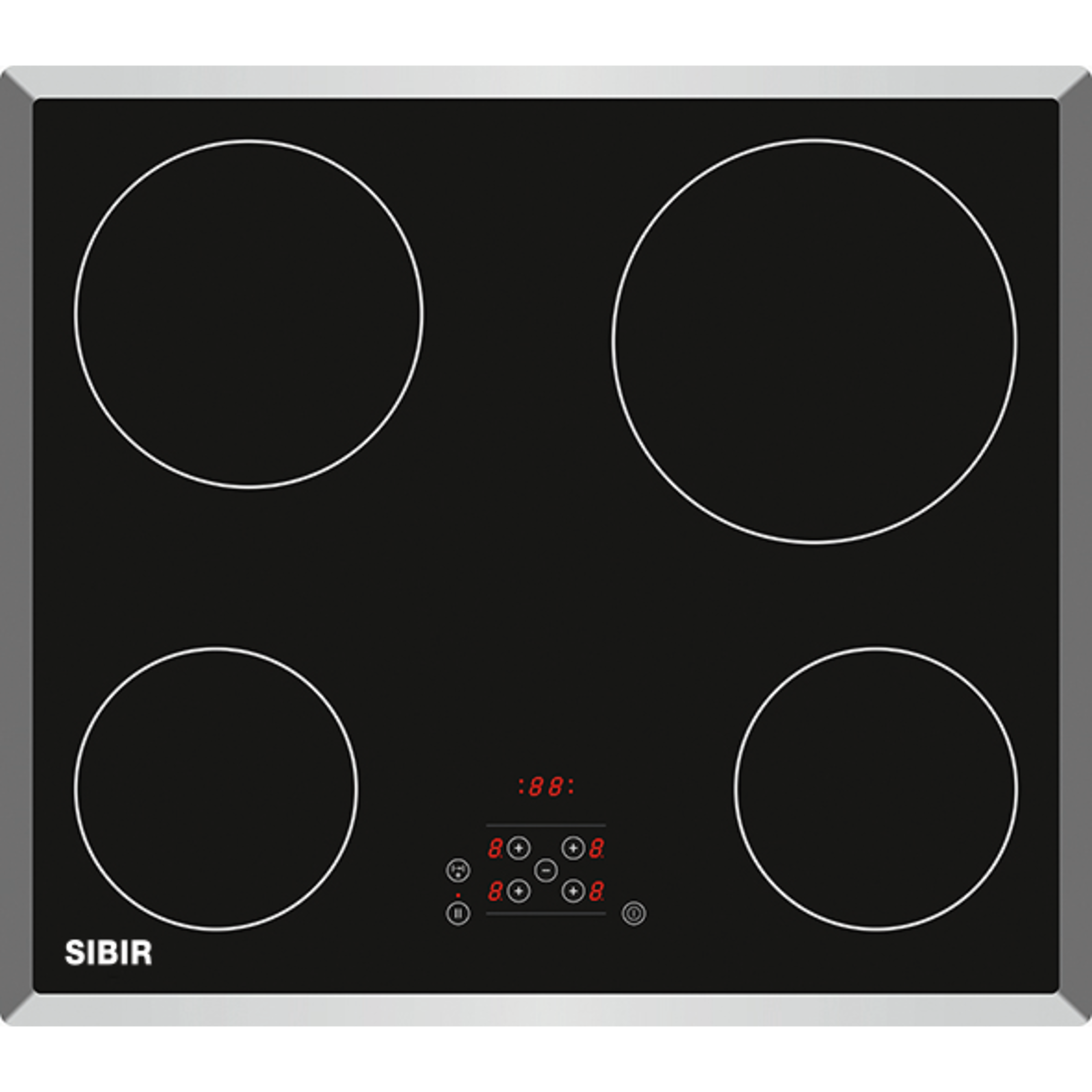 SIBIR GK 4301 T BlackDesign Toptronic Piano di cottura