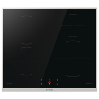 GORENJE GI 6401 BX Chromstahl-Rahmen Glaskeramik