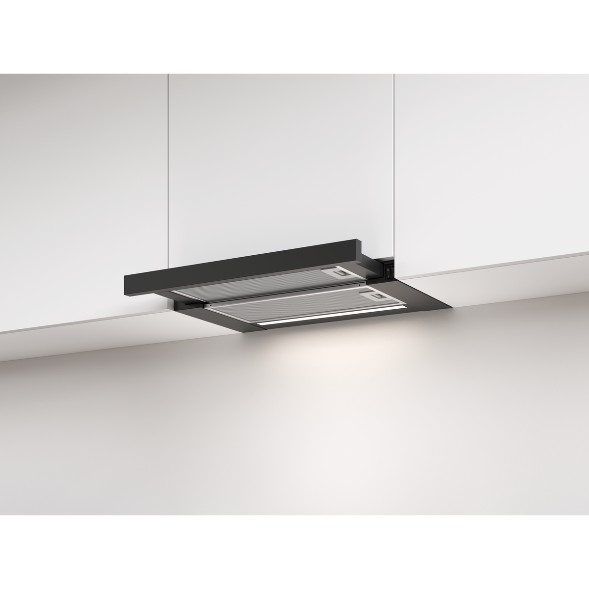 V-ZUG Dunstabzug AiroClearEinbau V200 F55, Breitennorm: 55 cm, Nero, Energieeffizienzklasse: A++, Abluft, Umluft, Position des Auszugs