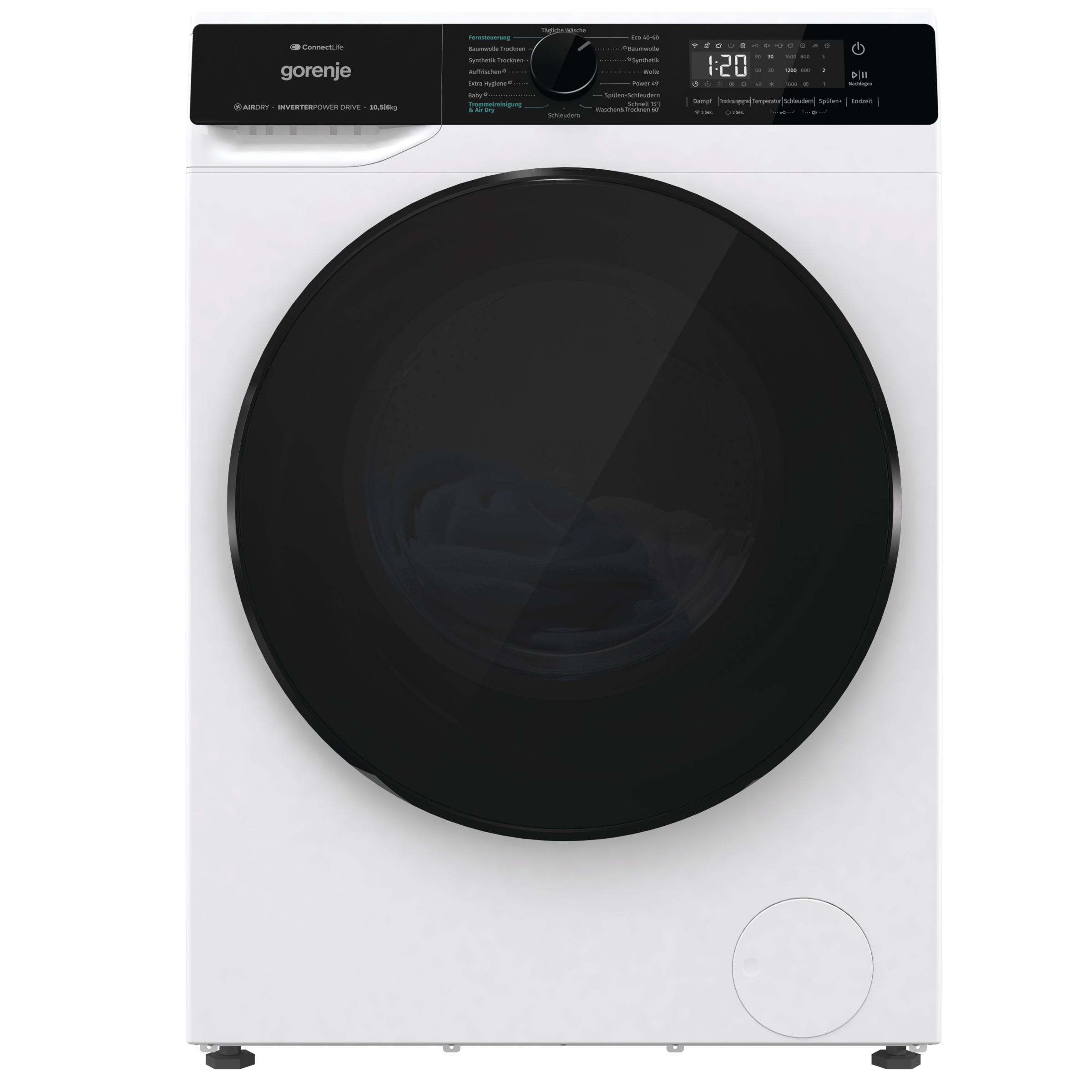GORENJE WD2PA1X64ADW/DE  blanc dispositif combiné Lave-linge séchant