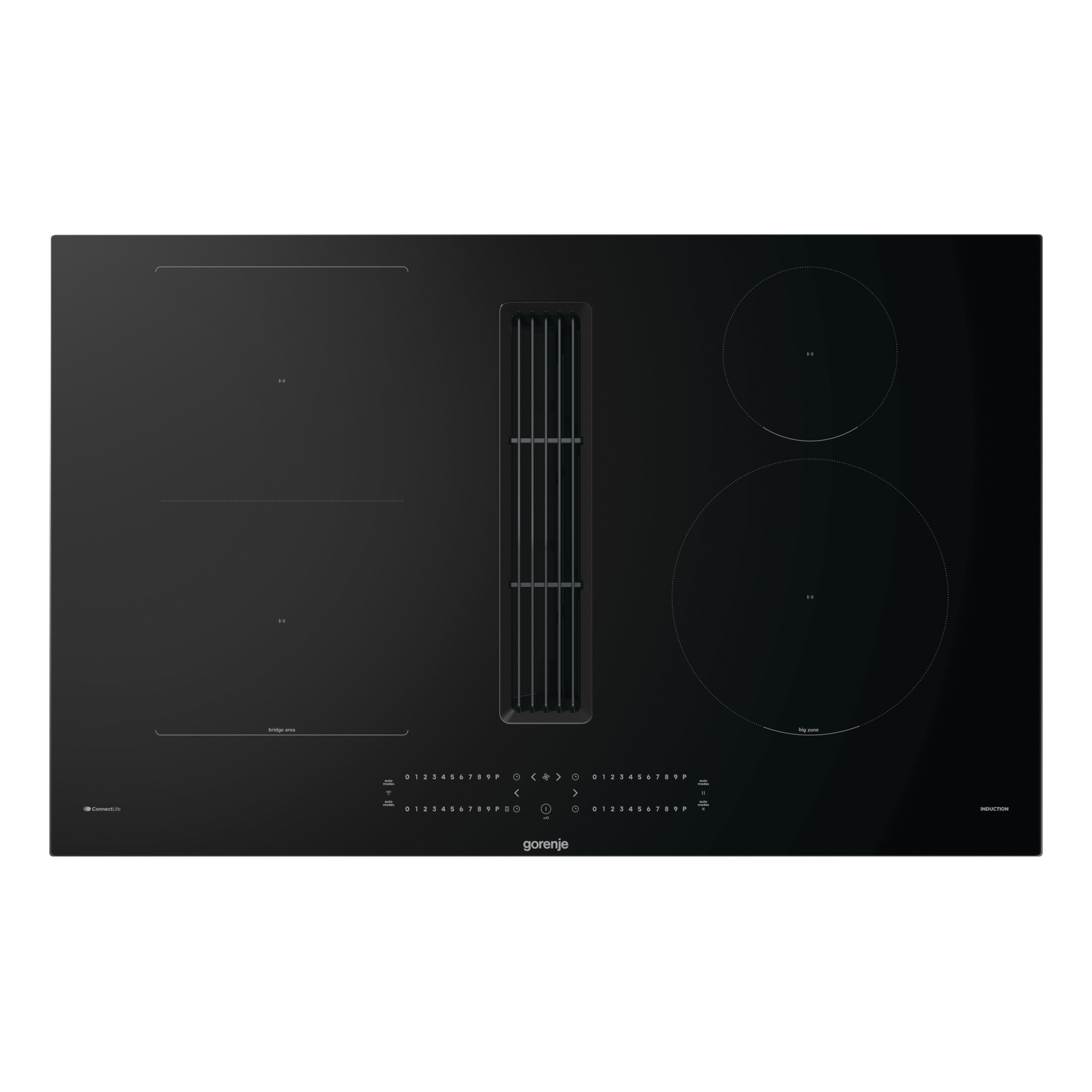 GORENJE GEH8432BSCWF Kochfeld 83 cm Induction hob with integrated extractor