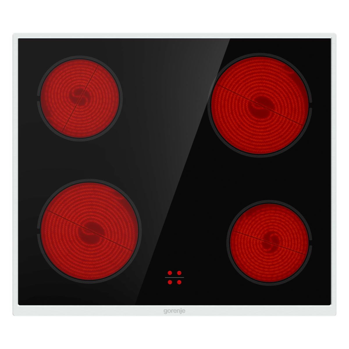 GORENJE ECD 641 BX Chromstahl-Rahmen Glass ceramic hob 230 Volt