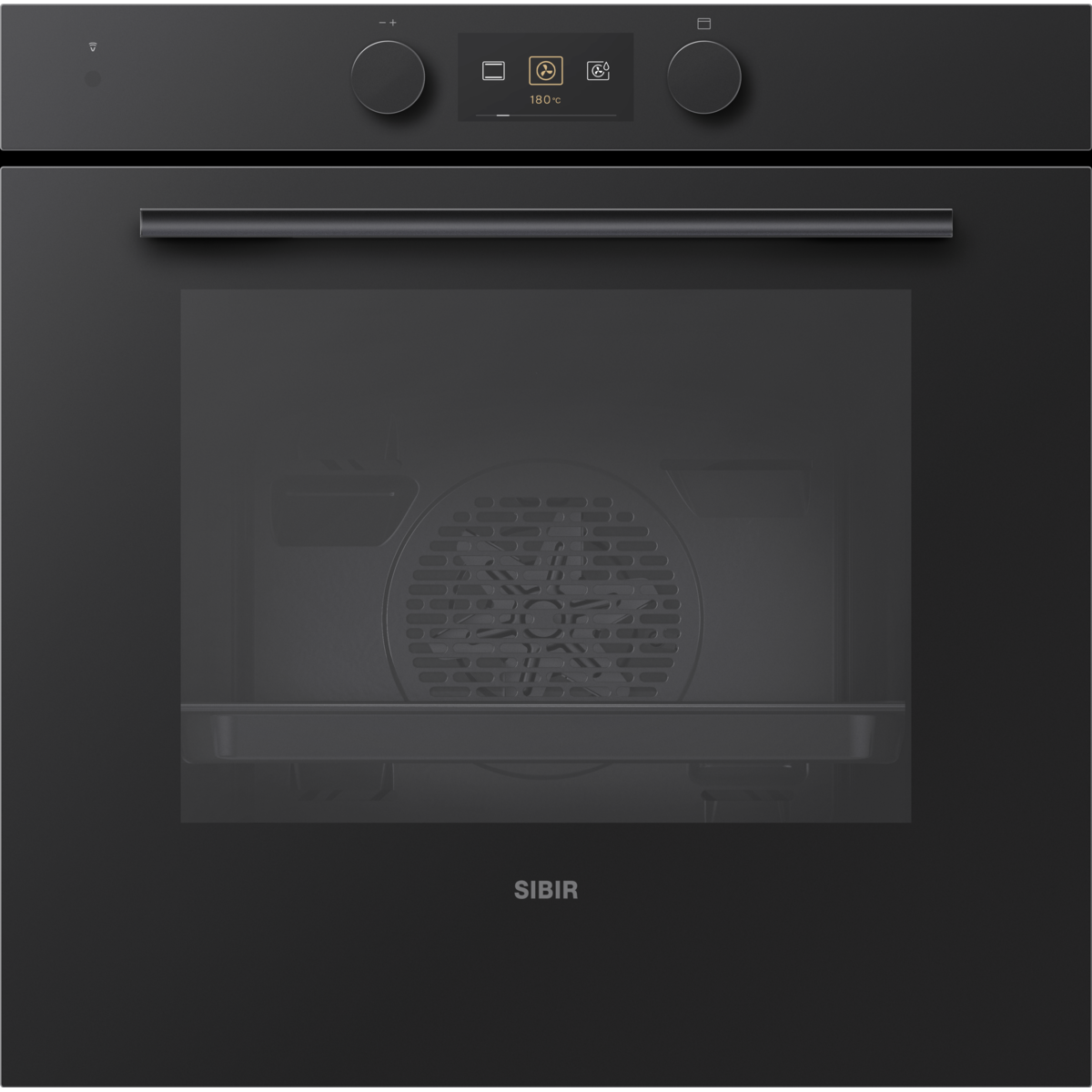 SIBIR EB Tritherm V600  2024/60 nero EURO Einbau-Backofen