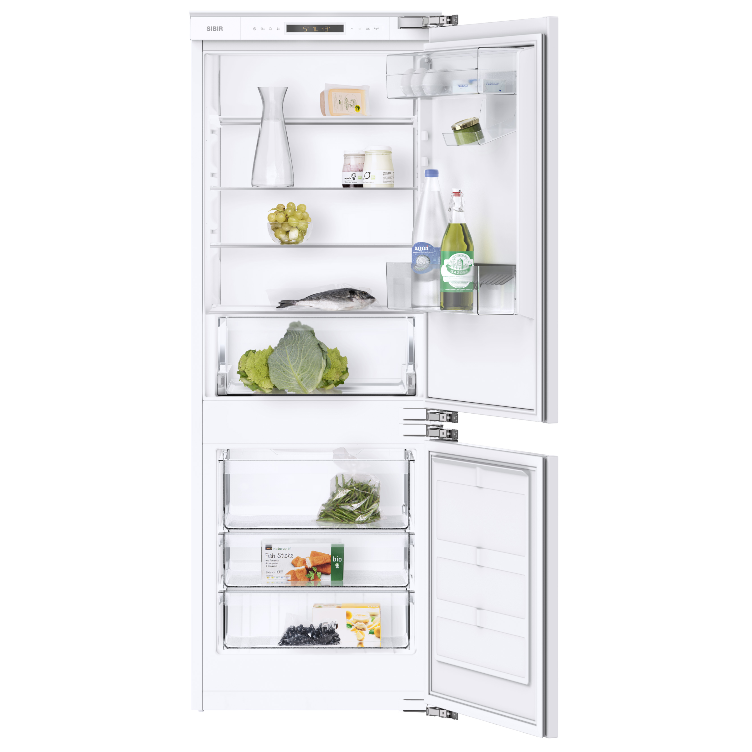SIBIR Duo integriert left C SMS built-in refrigerator